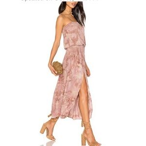 BLUE LIFE good life karma taupe pink maxi dress